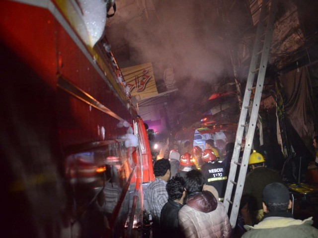 Fires in Pakistan